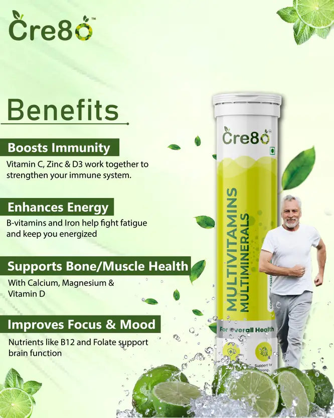 Daily Essentials Multivitamin & Multimineral Effervescent Tablets – 15 Tablets