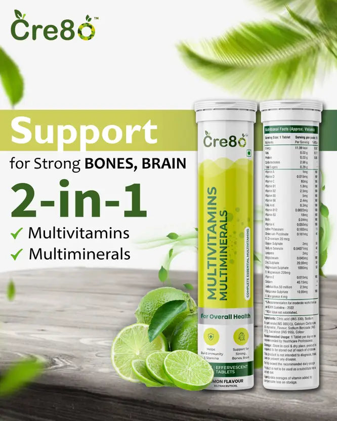 Daily Essentials Multivitamin & Multimineral Effervescent Tablets – 15 Tablets